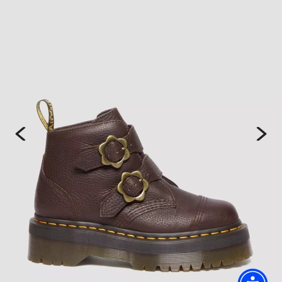 Dr Martens Devon Flower Platform Boots - Picture 7 of 7